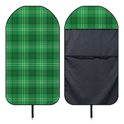Saint Patrick's Day Tartan Print Waterproof Car Seat Cover
