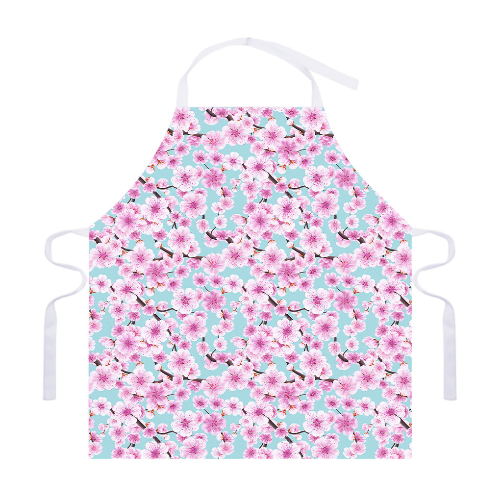 Sakura Cherry Blossom Pattern Print Adjustable Apron
