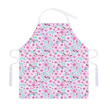 Sakura Cherry Blossom Pattern Print Adjustable Apron