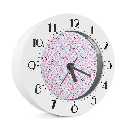 Sakura Cherry Blossom Pattern Print Alarm Clock