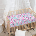 Sakura Cherry Blossom Pattern Print Baby Crib Sheet
