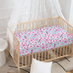 Sakura Cherry Blossom Pattern Print Baby Crib Sheet