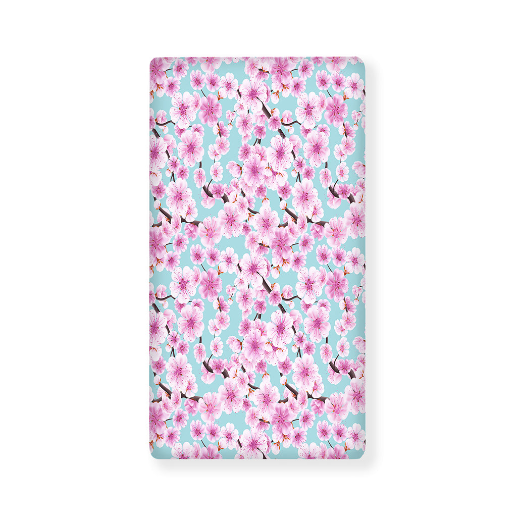 Sakura Cherry Blossom Pattern Print Baby Crib Sheet