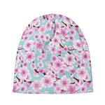 Sakura Cherry Blossom Pattern Print Beanie