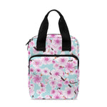 Sakura Cherry Blossom Pattern Print Bible Tote Bag