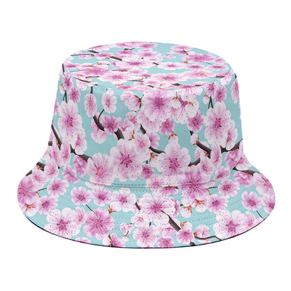Sakura Cherry Blossom Pattern Print Bucket Hat