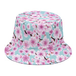 Sakura Cherry Blossom Pattern Print Bucket Hat