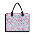 Sakura Cherry Blossom Pattern Print Canvas Tote Bag