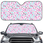 Sakura Cherry Blossom Pattern Print Car Windshield Sun Shade