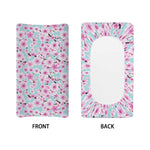 Sakura Cherry Blossom Pattern Print Changing Pad Cover