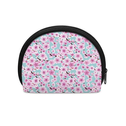Sakura Cherry Blossom Pattern Print Coin Purse