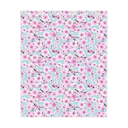Sakura Cherry Blossom Pattern Print Curtain