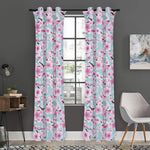 Sakura Cherry Blossom Pattern Print Curtain