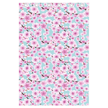 Sakura Cherry Blossom Pattern Print Curtain
