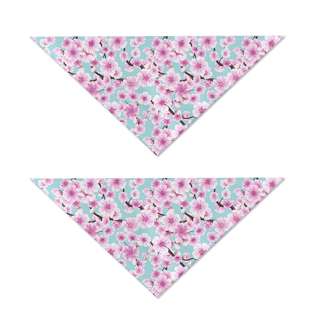 Sakura Cherry Blossom Pattern Print Dog Bandana