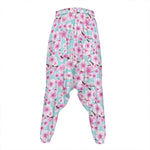 Sakura Cherry Blossom Pattern Print Hammer Pants
