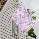 Sakura Cherry Blossom Pattern Print House Flag