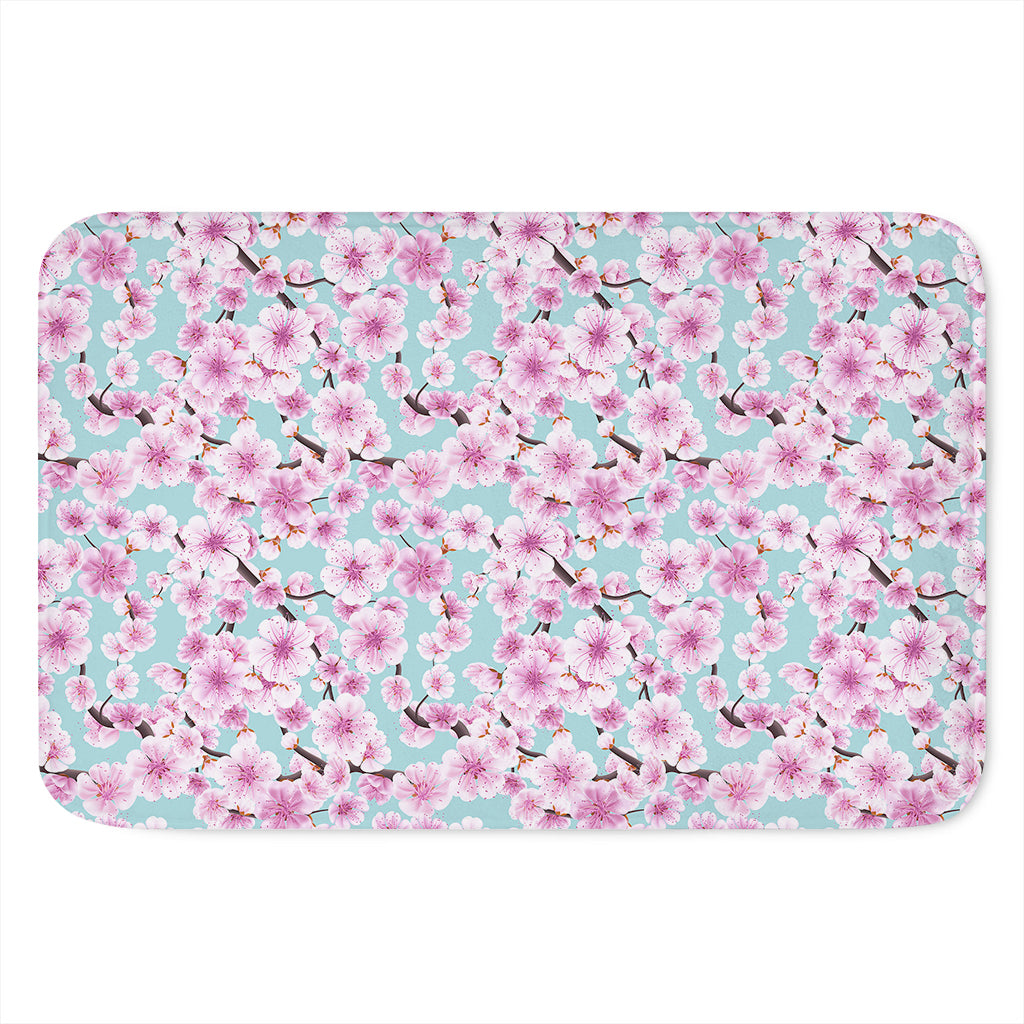 Sakura Cherry Blossom Pattern Print Indoor Door Mat