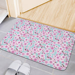 Sakura Cherry Blossom Pattern Print Indoor Door Mat