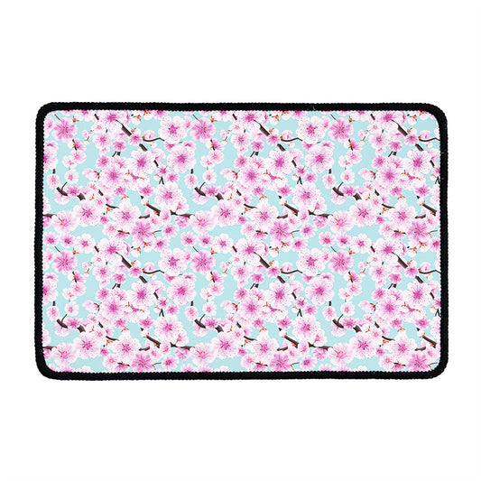 Sakura Cherry Blossom Pattern Print Kitchen Mat
