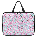 Sakura Cherry Blossom Pattern Print Laptop Sleeve With Handle