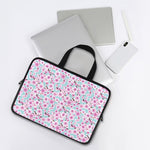Sakura Cherry Blossom Pattern Print Laptop Sleeve With Handle