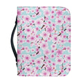 Sakura Cherry Blossom Pattern Print Leather Bible Cover