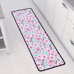 Sakura Cherry Blossom Pattern Print Long Kitchen Mat