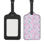 Sakura Cherry Blossom Pattern Print Luggage Tag