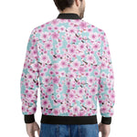 Sakura Cherry Blossom Pattern Print Men's Bomber Jacket