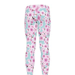 Sakura Cherry Blossom Pattern Print Men's leggings