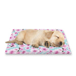 Sakura Cherry Blossom Pattern Print Pet Cooling Mat Cover