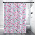 Sakura Cherry Blossom Pattern Print Premium Shower Curtain
