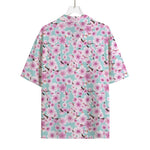 Sakura Cherry Blossom Pattern Print Rayon Hawaiian Shirt