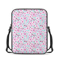 Sakura Cherry Blossom Pattern Print Rectangular Crossbody Bag