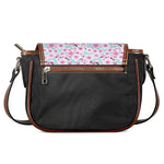 Sakura Cherry Blossom Pattern Print Saddle Bag