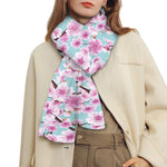 Sakura Cherry Blossom Pattern Print Scarf