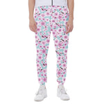 Sakura Cherry Blossom Pattern Print Scuba Joggers