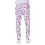 Sakura Cherry Blossom Pattern Print Scuba Joggers