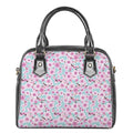 Sakura Cherry Blossom Pattern Print Shoulder Handbag