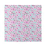 Sakura Cherry Blossom Pattern Print Silk Bandana