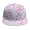 Sakura Cherry Blossom Pattern Print Snapback Cap