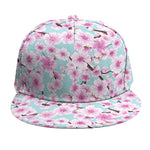 Sakura Cherry Blossom Pattern Print Snapback Cap