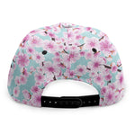 Sakura Cherry Blossom Pattern Print Snapback Cap