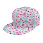 Sakura Cherry Blossom Pattern Print Snapback Cap