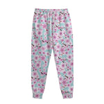 Sakura Cherry Blossom Pattern Print Sweatpants