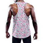 Sakura Cherry Blossom Pattern Print Training Tank Top