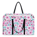 Sakura Cherry Blossom Pattern Print Utility Tote Bag