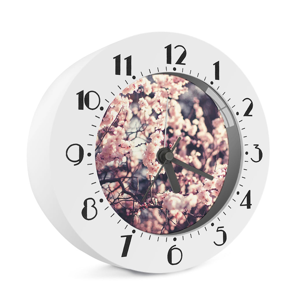 Sakura Cherry Blossom Print Alarm Clock