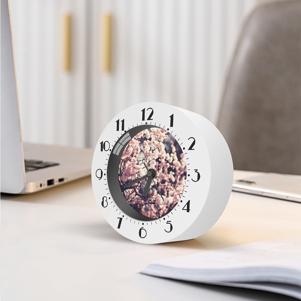 Sakura Cherry Blossom Print Alarm Clock